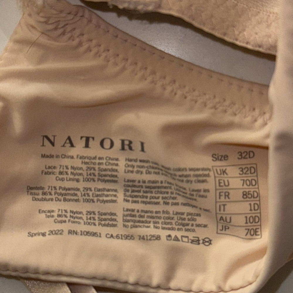 NWT Natori Women's Avail Full Figure Convertible Contour Underwire Bra - Picture 9 of 11